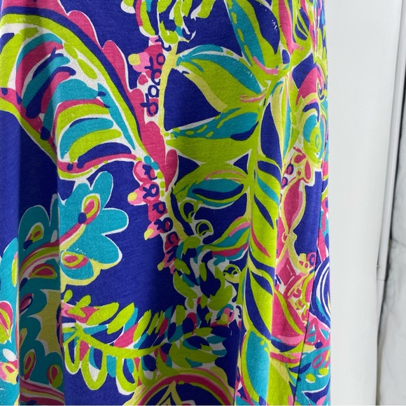 Lilly Pulitzer  Monterey Toucan Play Multi Racer Back Tank Swing Dress Size S - Picture 2 of 6